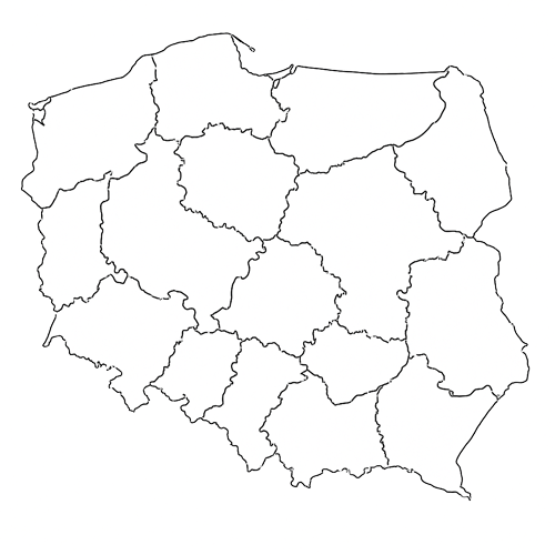Mapa Polski